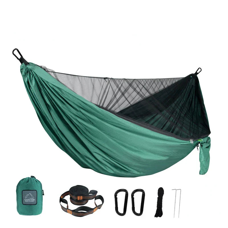 Camping Hammock with Net (290x140cm)-0