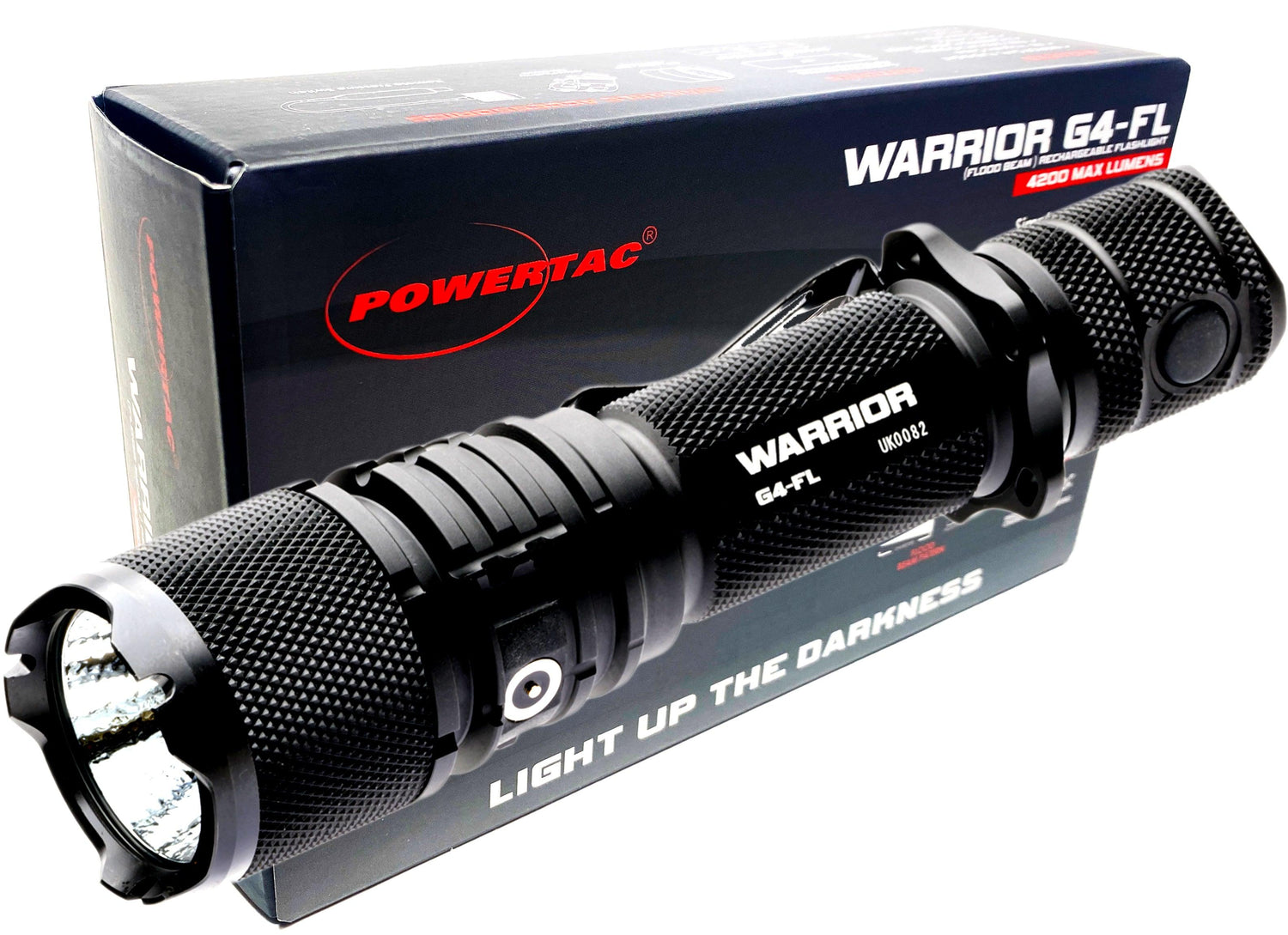 Warrior GEN4-FL- (Wide beam)-4200 Lumen Tactical Flashlight