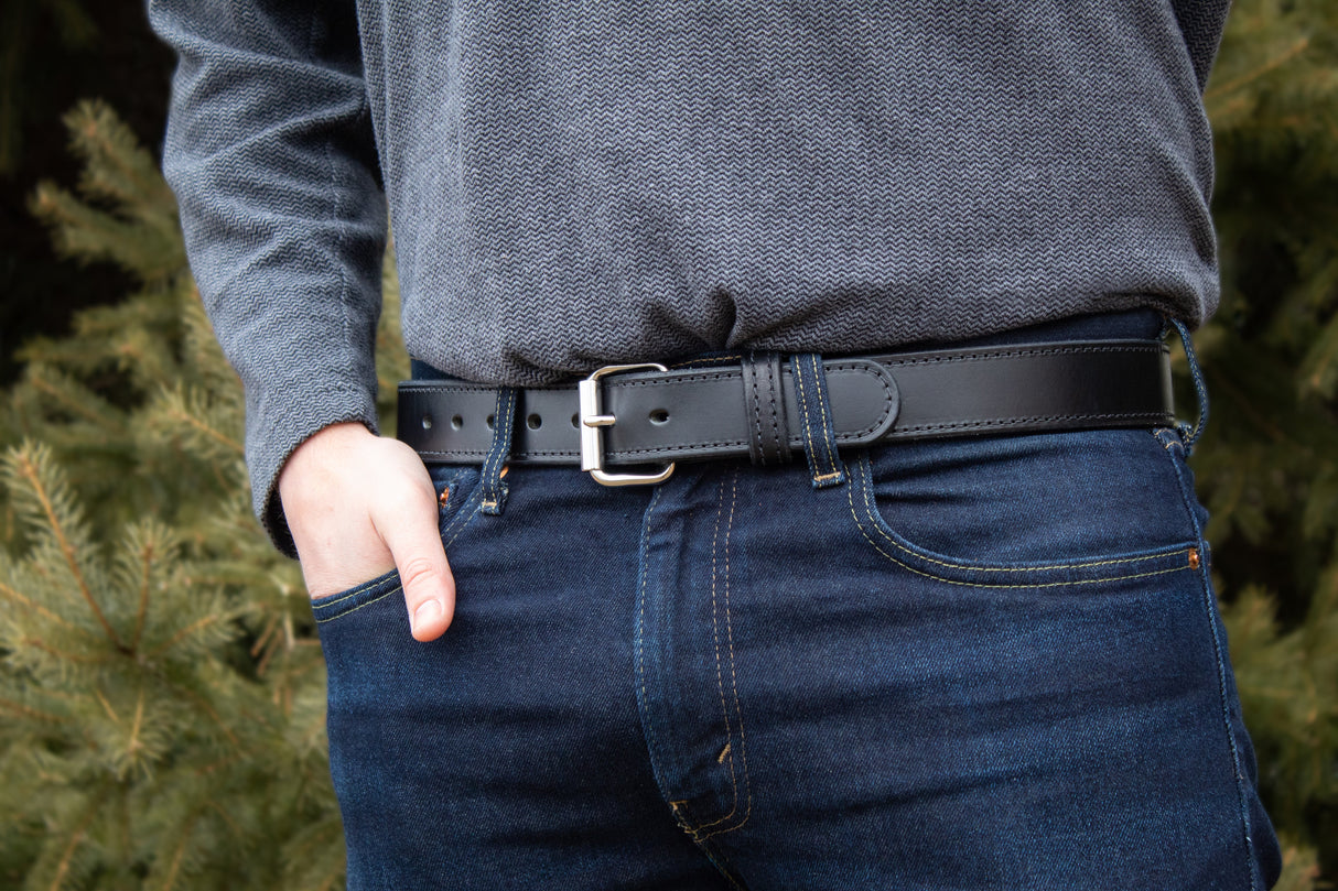 The Ultimate Concealed Carry CCW Leather Gun Belt - Made in USA - Lifetime Warranty