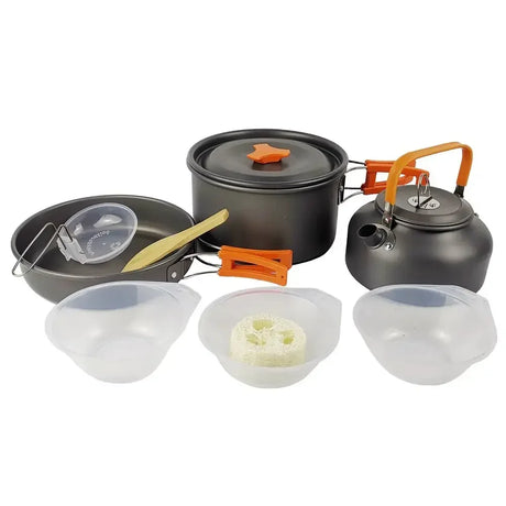 Aluminum Nonstick Camping Cookware Set-0