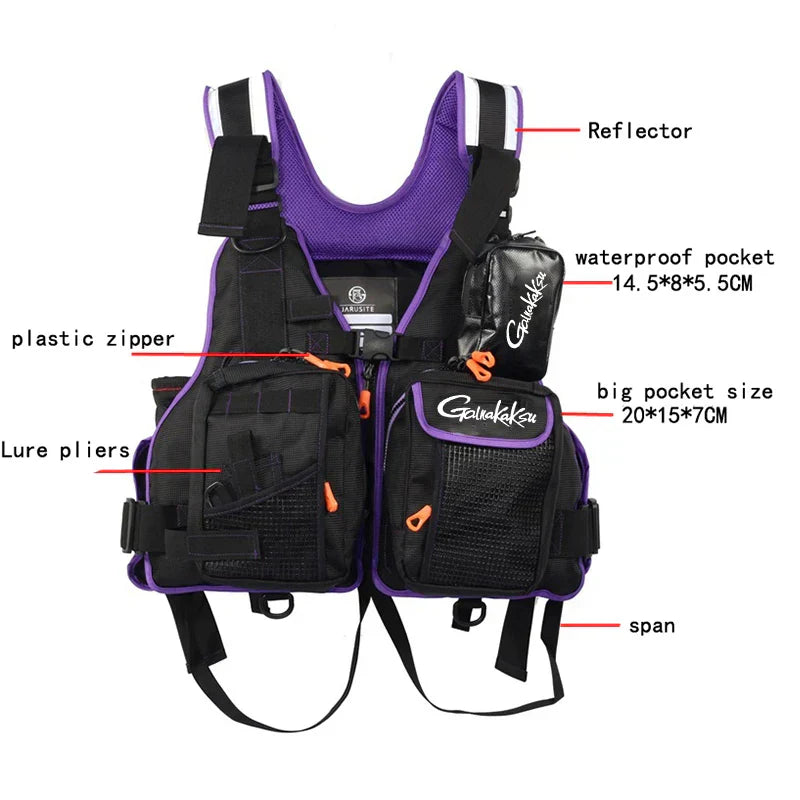 Professional Sea Fishing Life Jacket-3