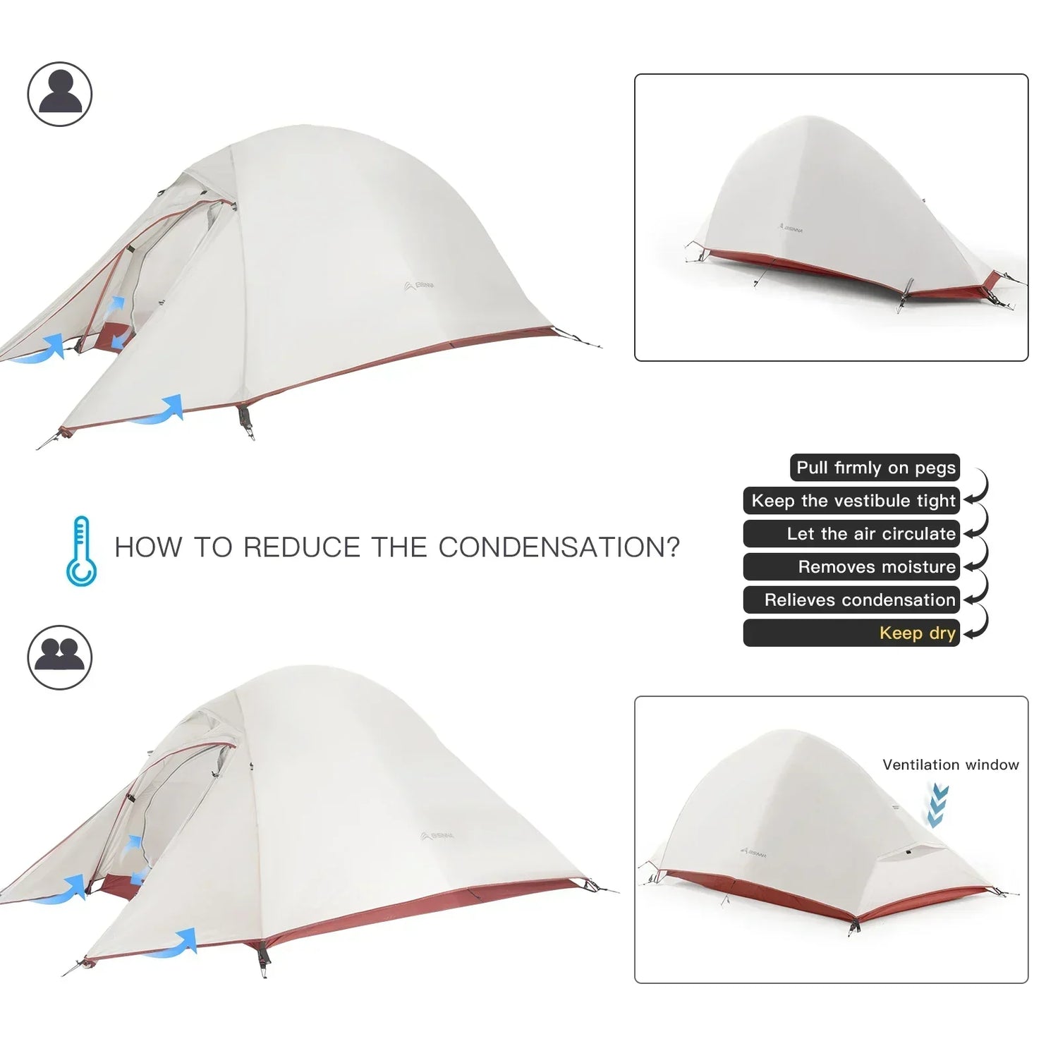 Ultralight Camping Tent Backpack Tent-3