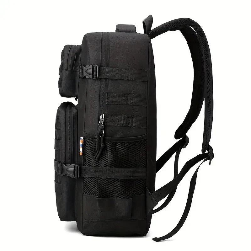 Tactical Backpack Multi-Layer Camping Black-2