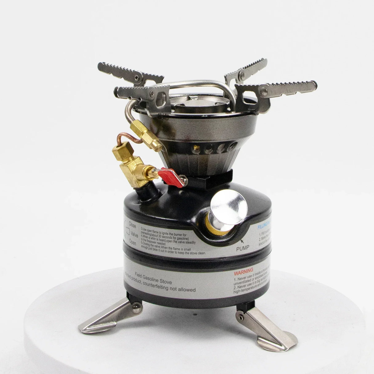 Portable Camping Gasoline Stove Black-0