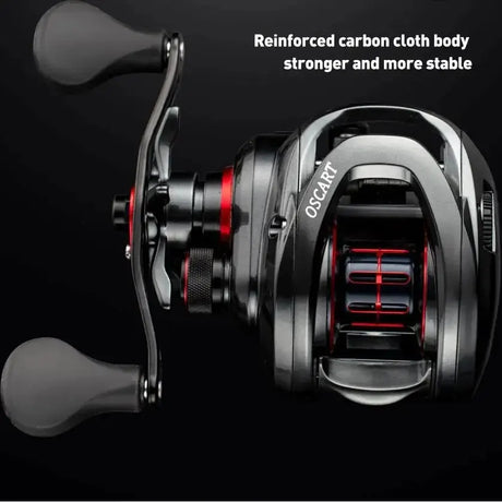 9BB Baitcasting Fishing Reel with Spare Spool Black-2