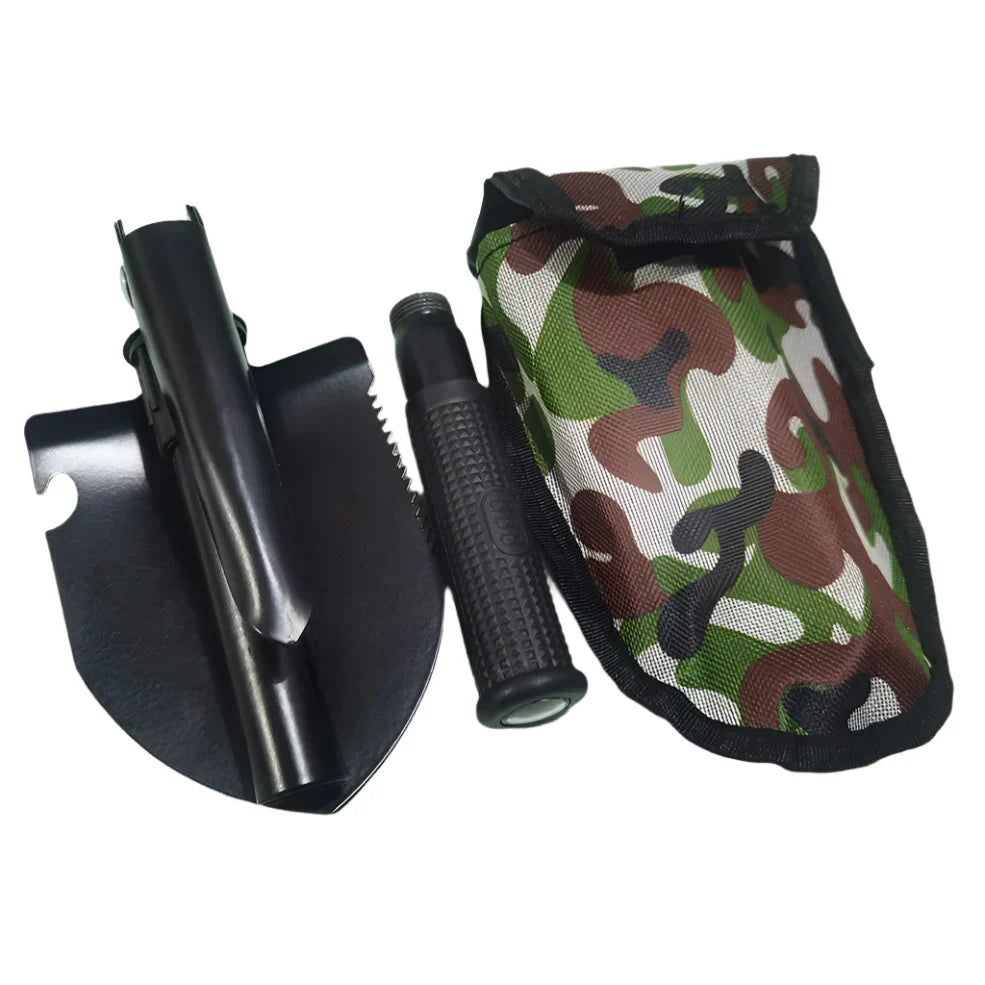 Multifunctional Military Folding Shovel Outdoor Tool Kit-0