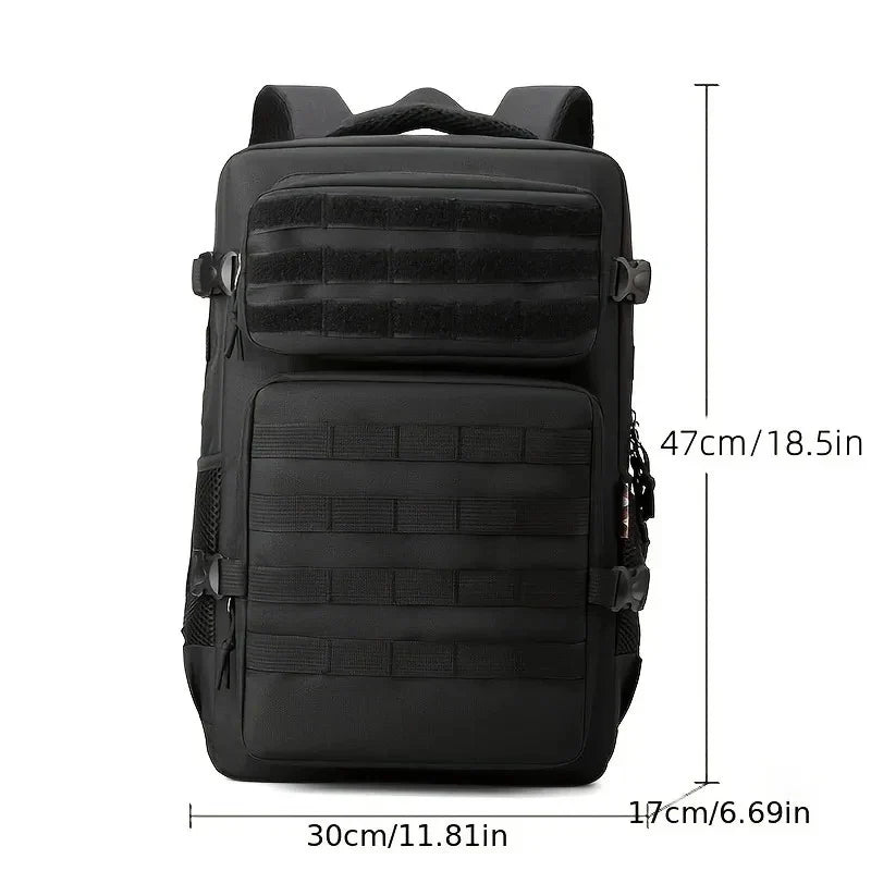 Tactical Backpack Multi-Layer Camping Black-1
