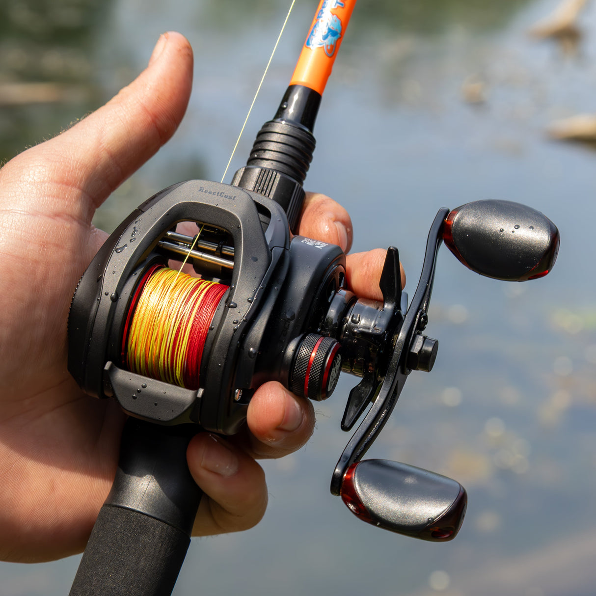 Reaction Tackle Baitcasting Fishing Reel – ReactCast Edition- High-Speed 7.3:1 Gear Ratio - NEW