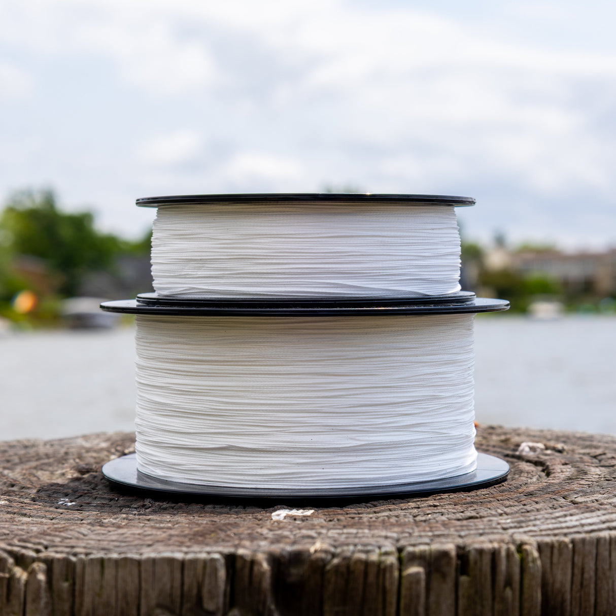 Reaction Tackle X8 Braided Fishing Line - NO FADE White 8 Strand - NEW