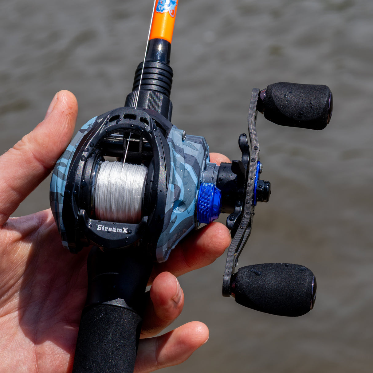 Reaction Tackle Baitcasting Fishing Reel- StreamX Edition- 7.5:1 gear ratio - NEW