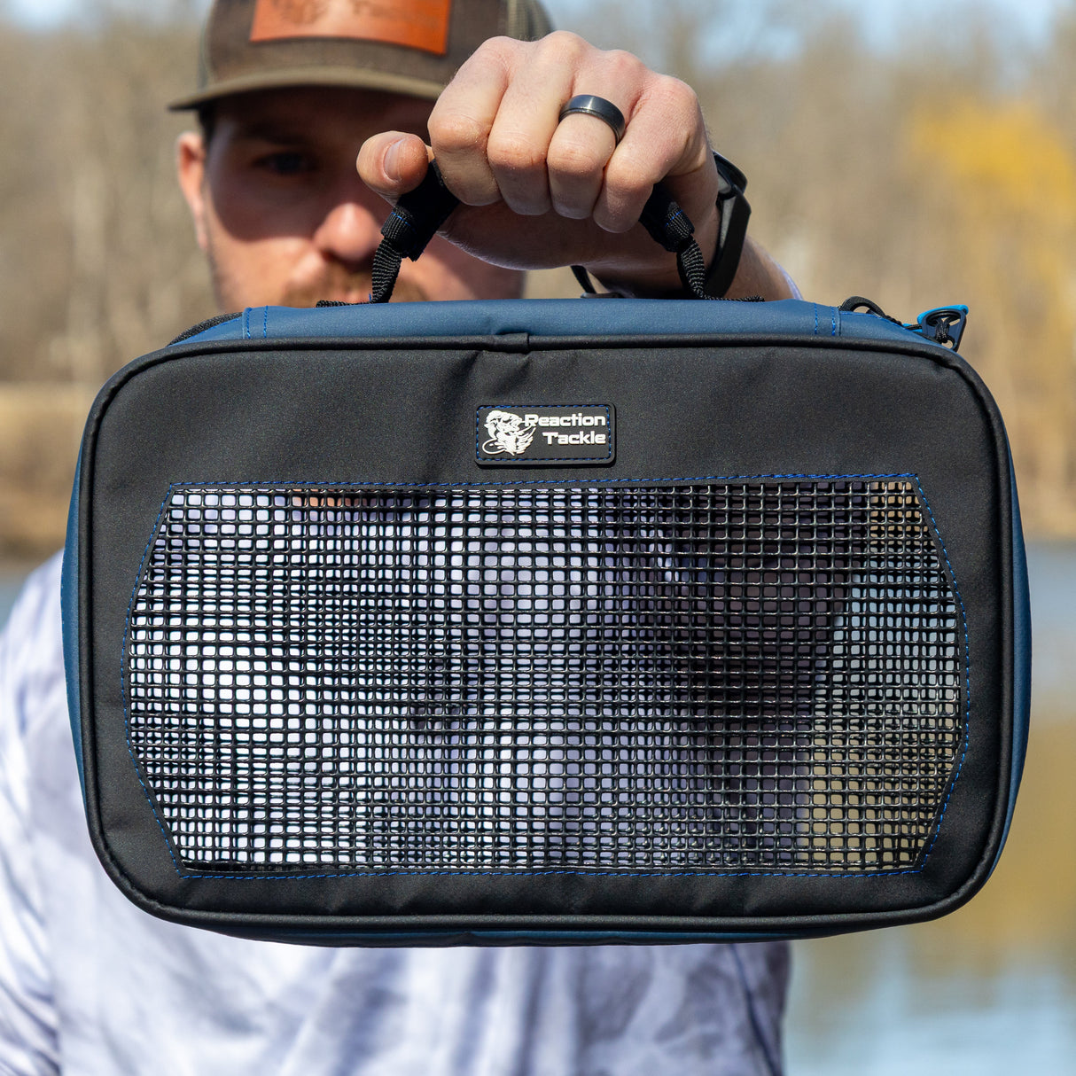 Reaction Tackle Breathable Mesh Bait Binder and Tackle Storage - New