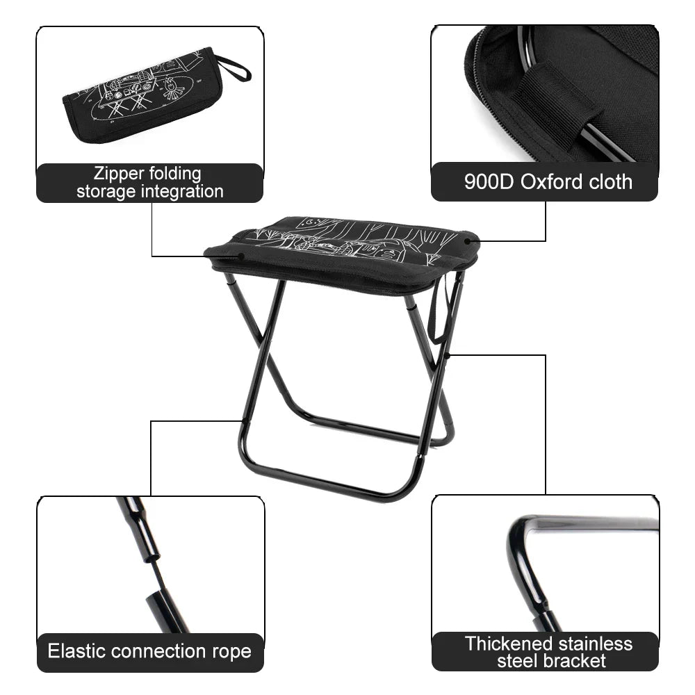 Camping Stool Foldable Chair-4