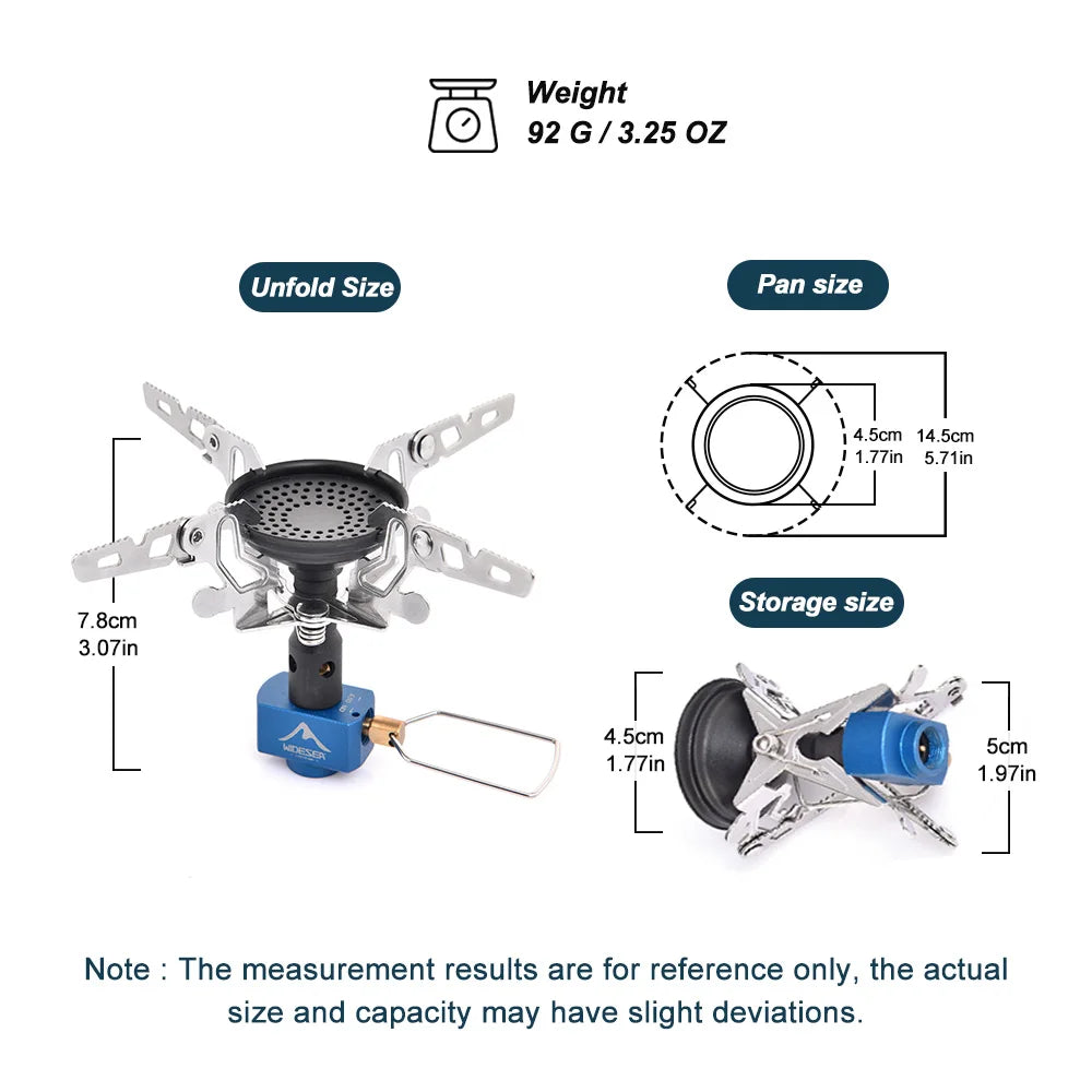 3300W Camping Gas Burner Silver-2