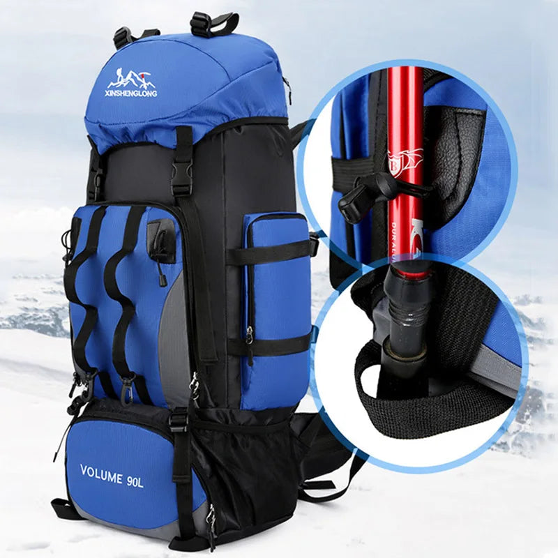 Hiking & Camping Waterproof Trekking Backpack-2