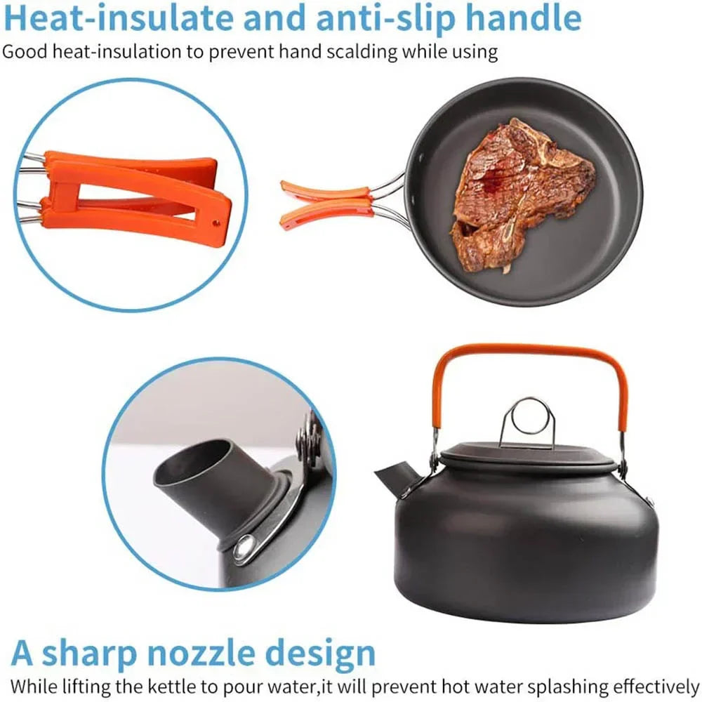Outdoor Camping Cooking Set-1
