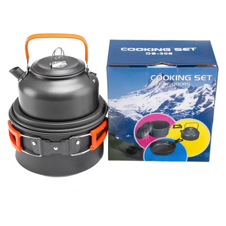 Aluminum Nonstick Camping Cookware Set-1