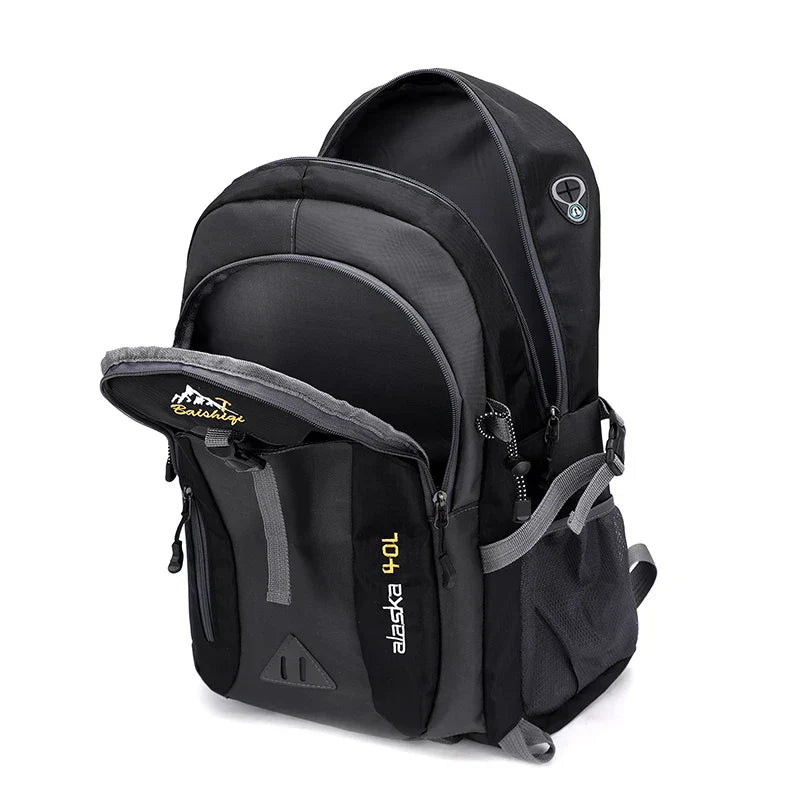 Men's Waterproof Nylon Casual Outdoor Travel Backpack-2