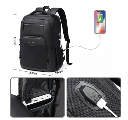 Men's Tactical Business Travel Backpack-1