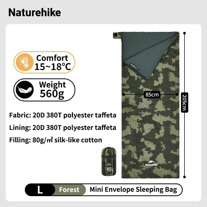Camping Sleeping Bag Forest Pattern Camouflage-1