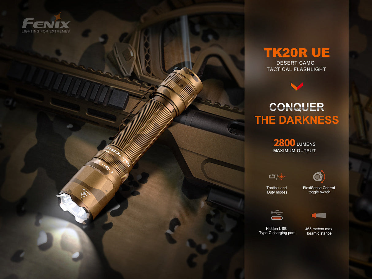 Fenix TK20R UE Tactical 2800 Lumens Adventure Ready