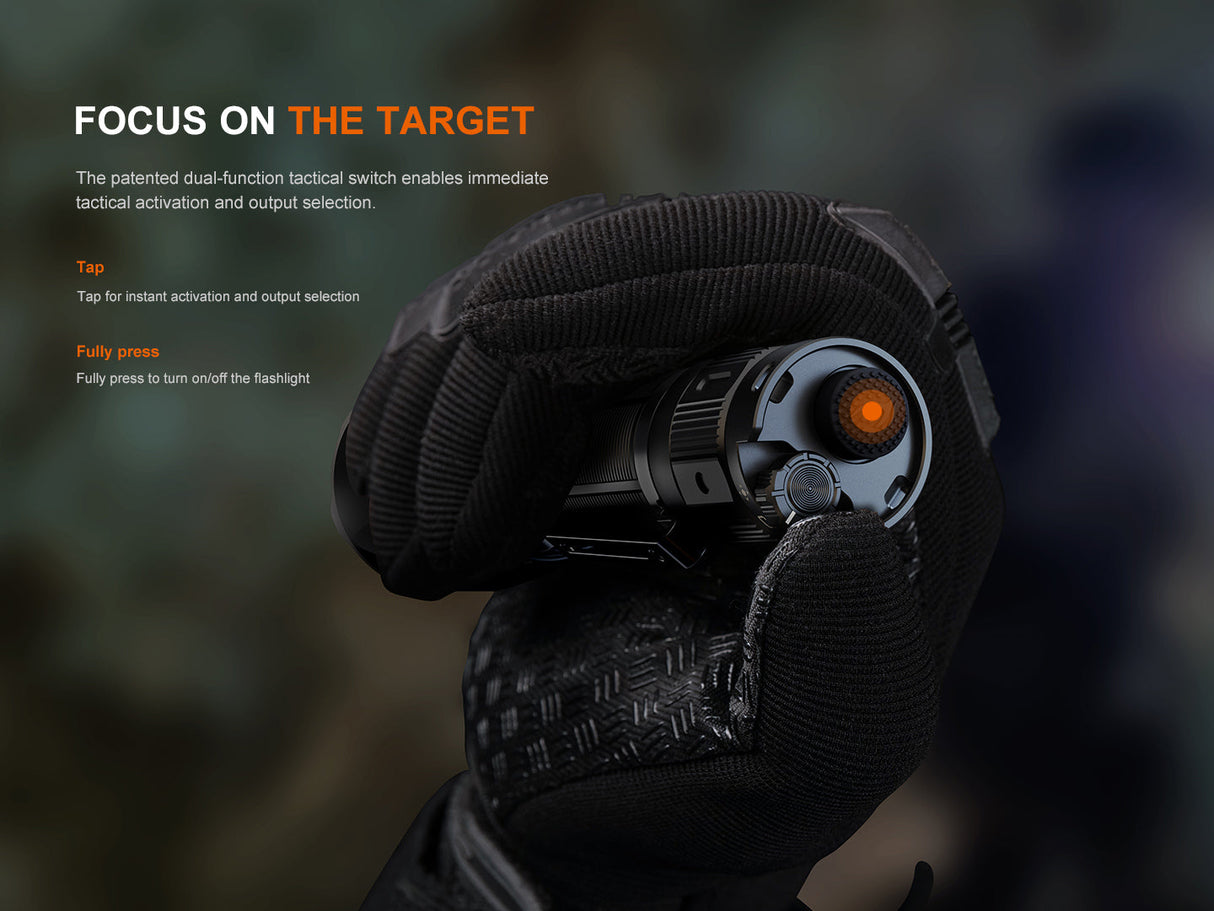 Fenix TK22R Rechargeable Flashlight - Adventure Ready