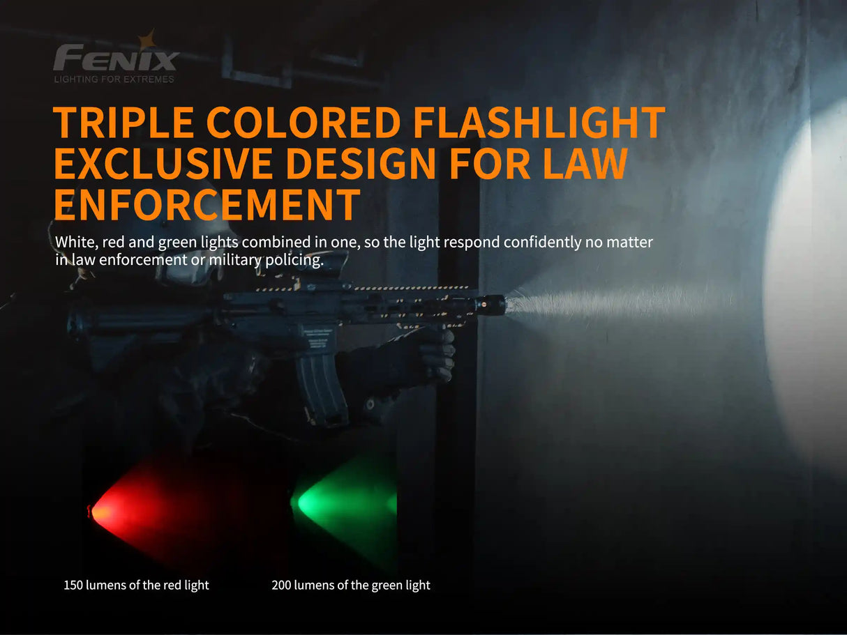 Fenix TK26R 1500 Lumen Tactical Flashlight - Adventure-Ready