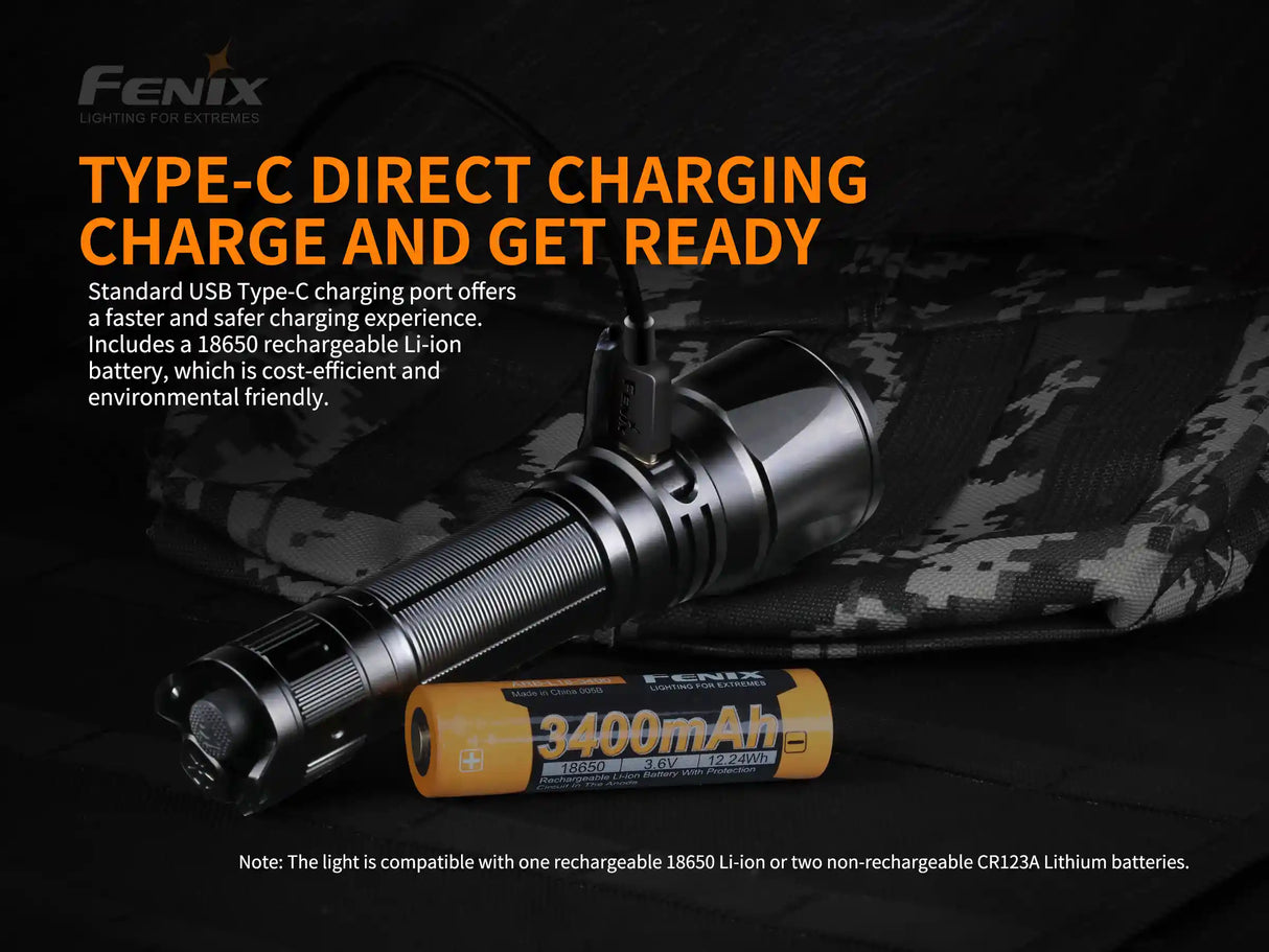 Fenix TK26R 1500 Lumen Tactical Flashlight - Adventure-Ready