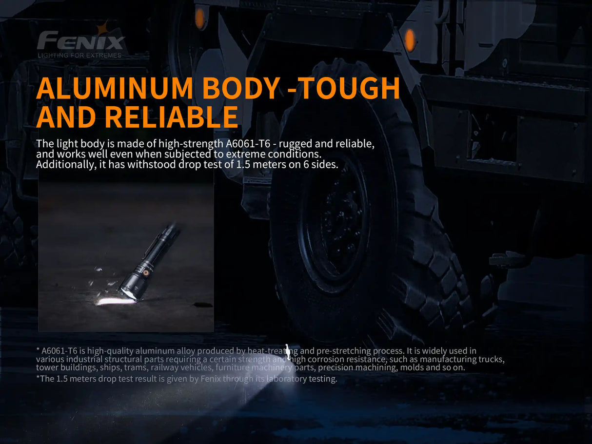 Fenix TK26R 1500 Lumen Tactical Flashlight - Adventure-Ready