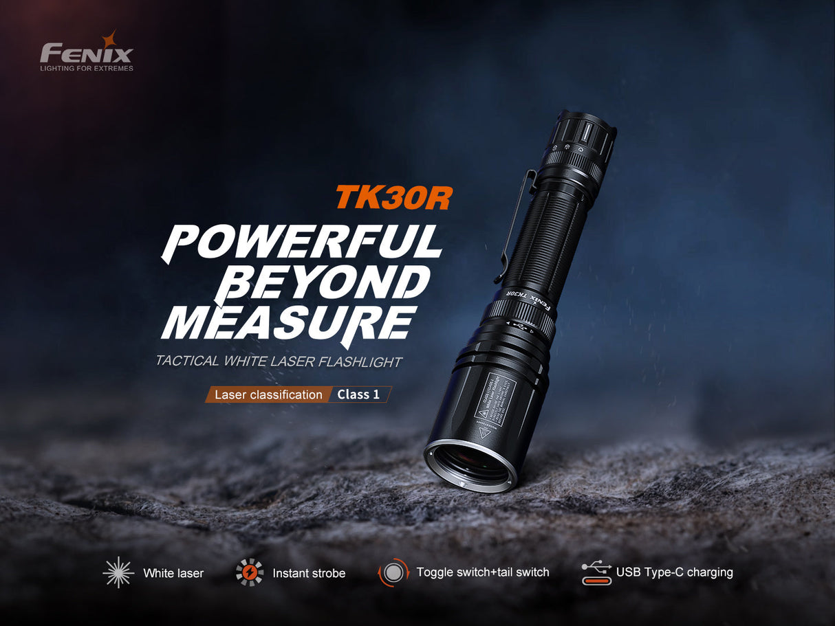 Fenix TK30R White Laser Flashlight Rechargeable – Night Edge