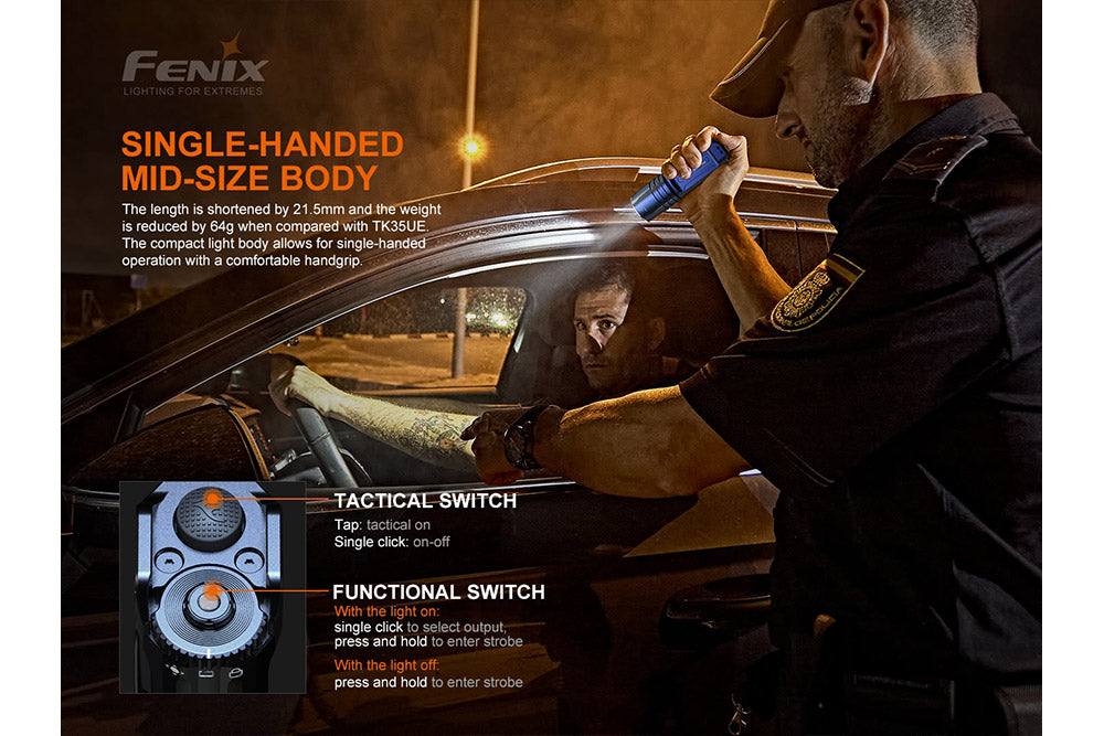 Fenix TK35UE V2.0 Flashlight 5000 Lumens Adventure Ready