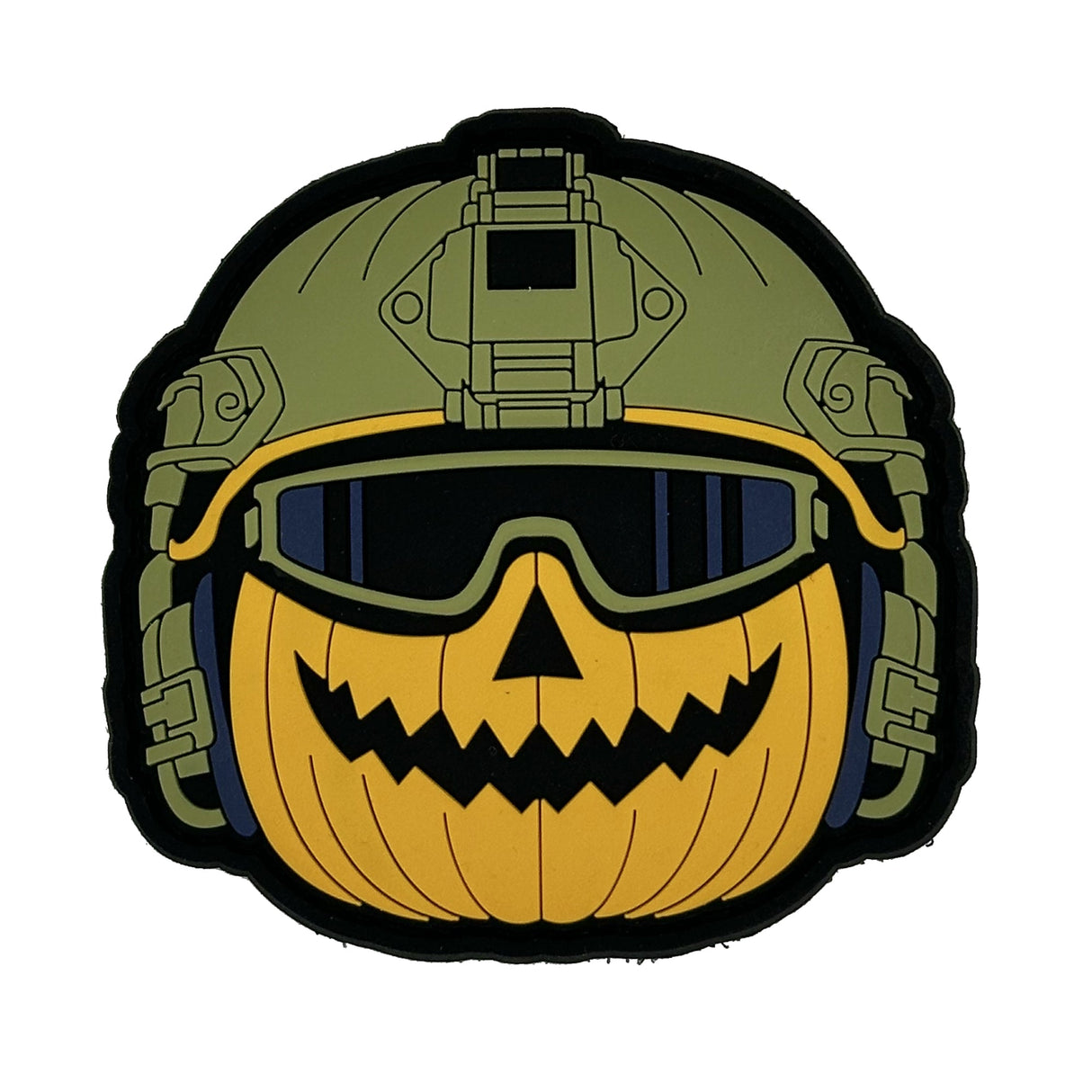 Jack - Pumpkin Helmet - 3" PVC Patch