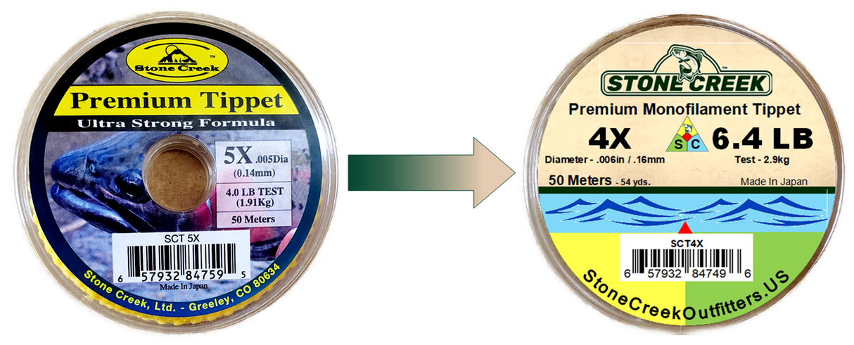 Stone Creek™ Mono Tippet - Old Package