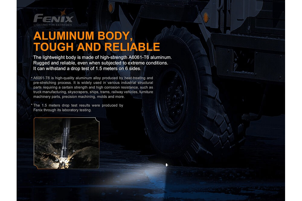 Fenix TK16 V2.0 Tactical Flashlight 3100 Adventure Ready