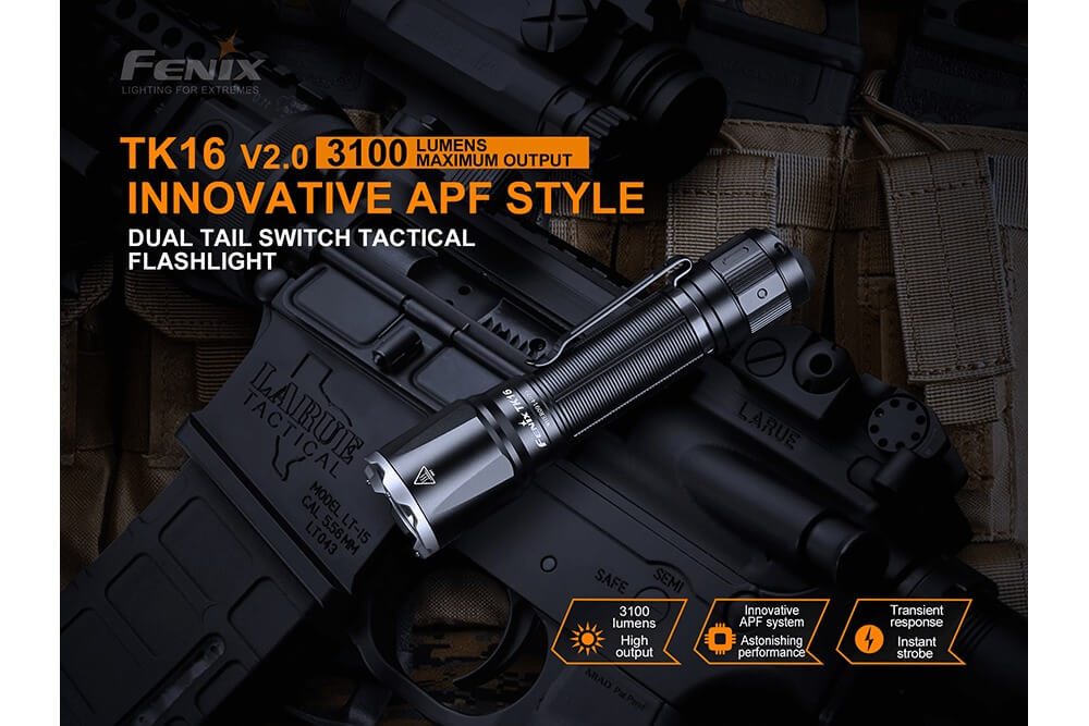 Fenix TK16 V2.0 Tactical Flashlight 3100 Adventure Ready