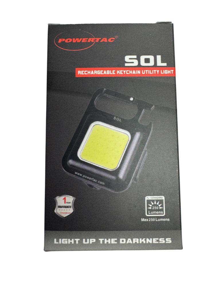 SOL- LED Rechargeable Keychain Light