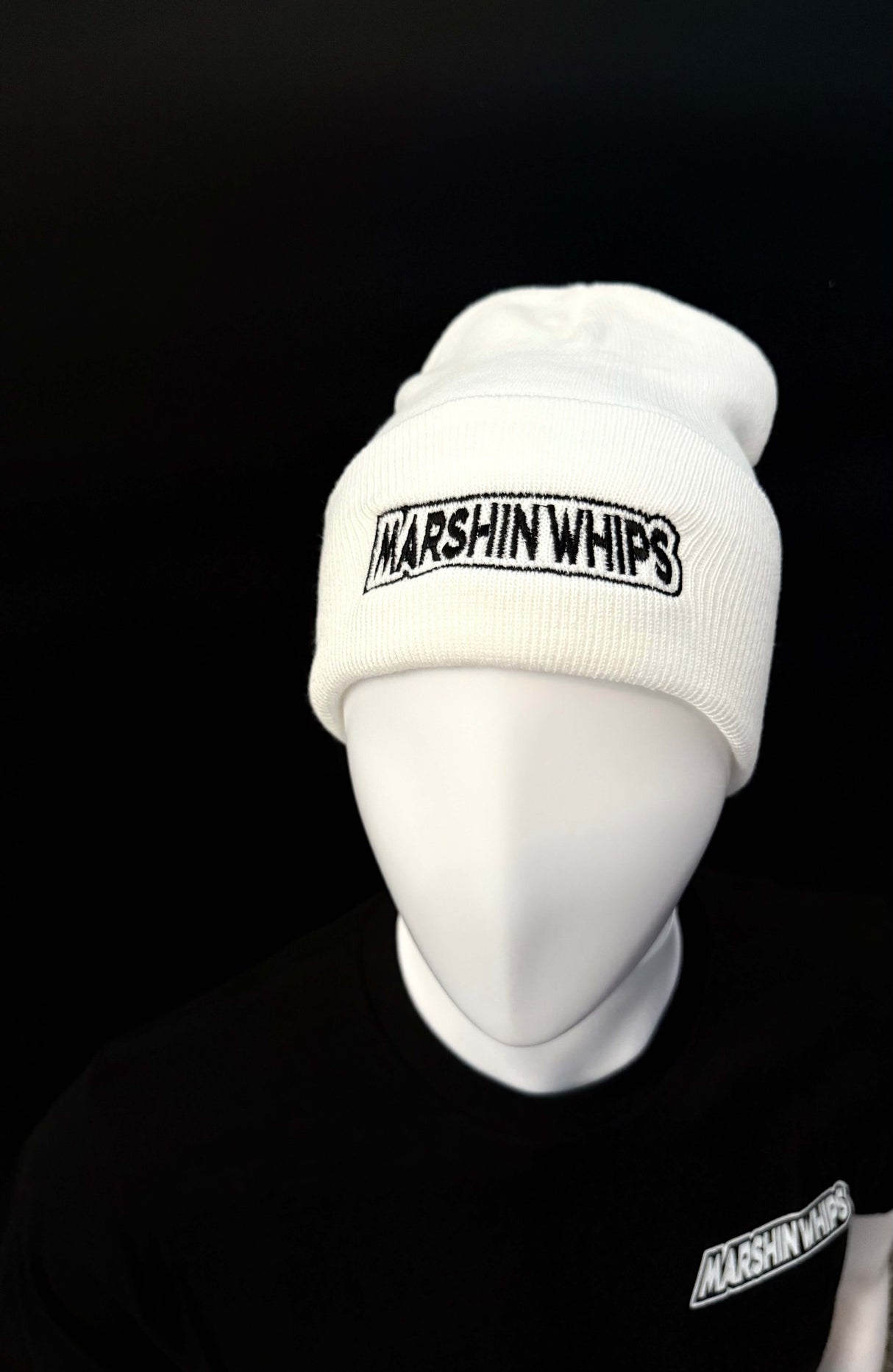 Marshin Whips White Beanie