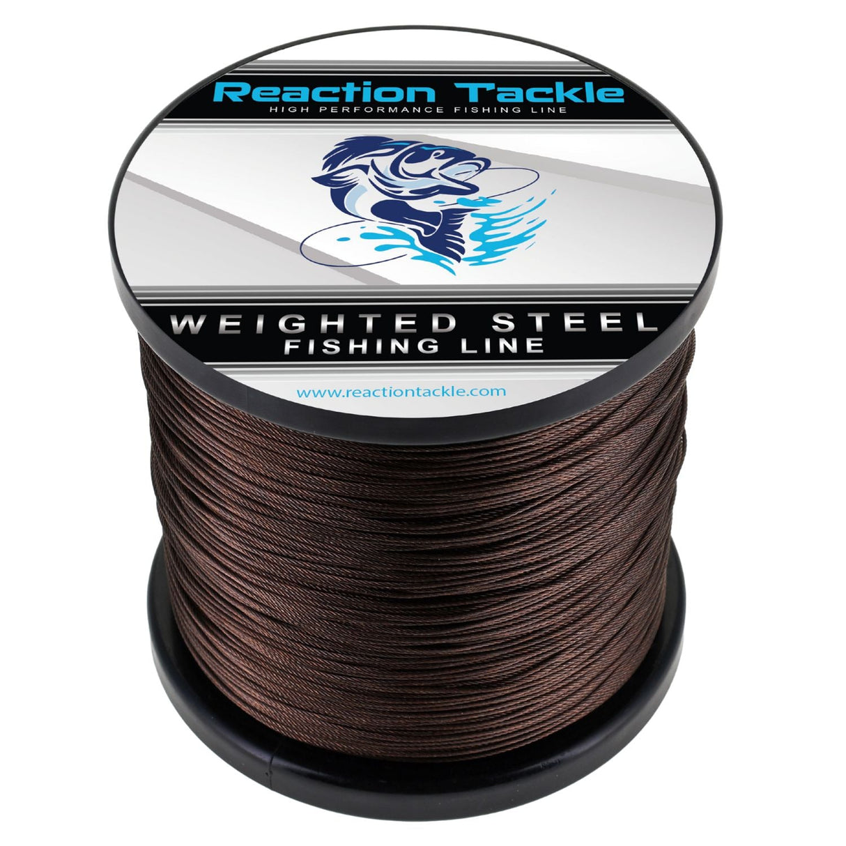 Reaction Tackle Weighted Stainless Steel Trolling Line 45LB- Premium Weighted Fishing Wire - New