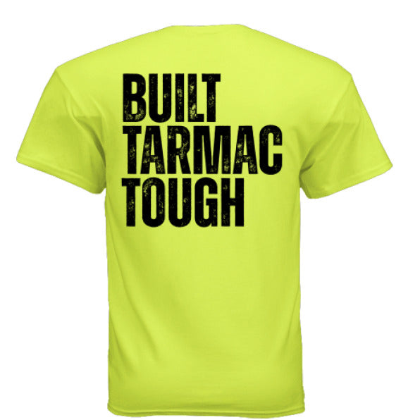 The Crew Hangar Hi Vis Standard Tee Tarmac Tough Durable Gildan Ultra Cotton For Ramp Crews