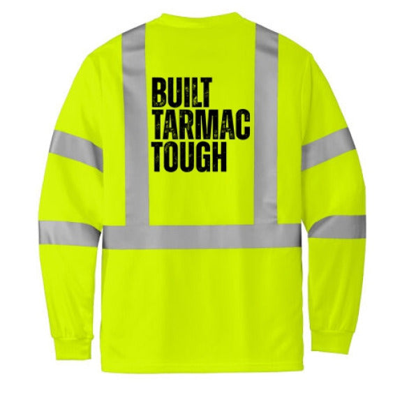 Mesh Long Sleeve Safety Tee Built Tarmac Tough For Construction Crews By The Crew Hangar