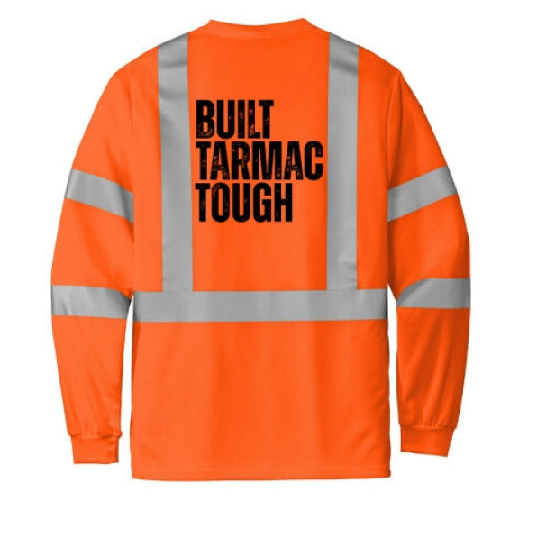 Mesh Long Sleeve Safety Tee Built Tarmac Tough For Construction Crews By The Crew Hangar