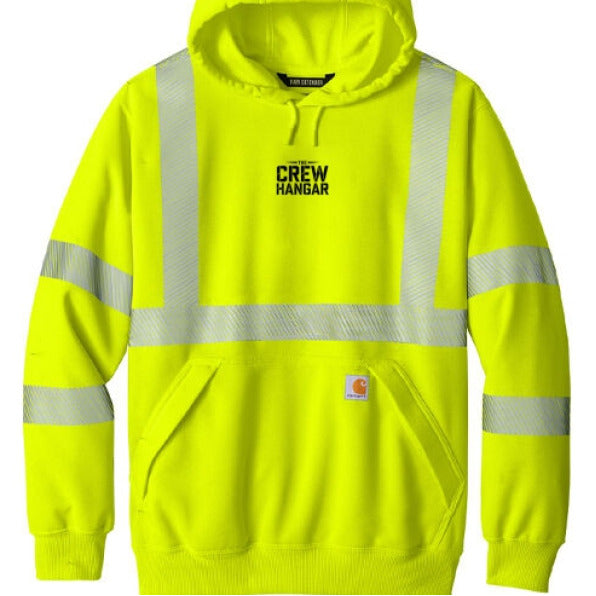 Carhartt Hi Vis Class 3 Hoodie Tarmac Tough Durable Workwear For Construction Pros
