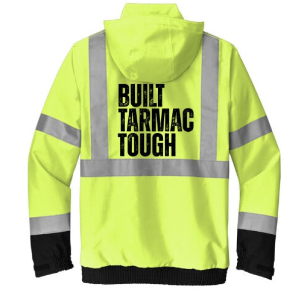 CornerStone High Visibility Bomber Jacket Built Tarmac Tough for Ramp Pros ANSI Class 3 Visibility