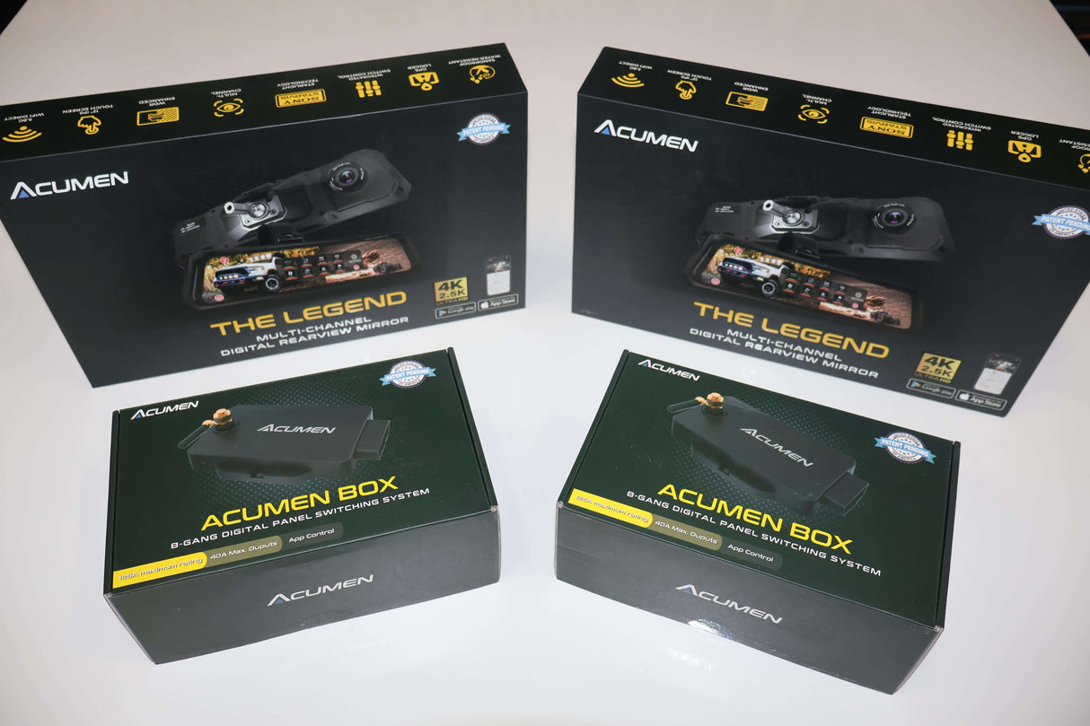 Acument Front/ Rearview mirror switch control system