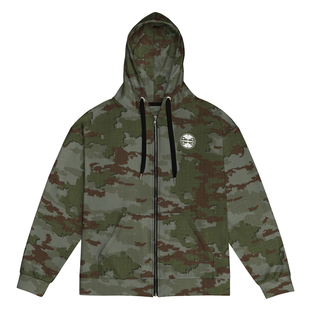 Athleisure Unisex Zip Hoodie | TerraVerde Camo