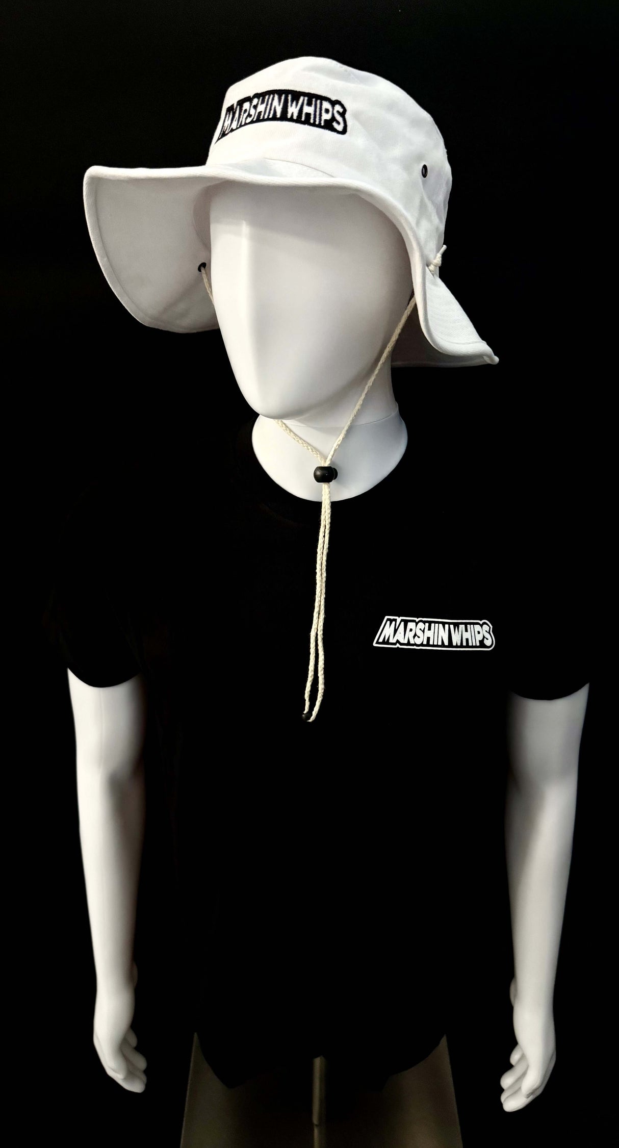 Marshin Whips White Bucket Hat