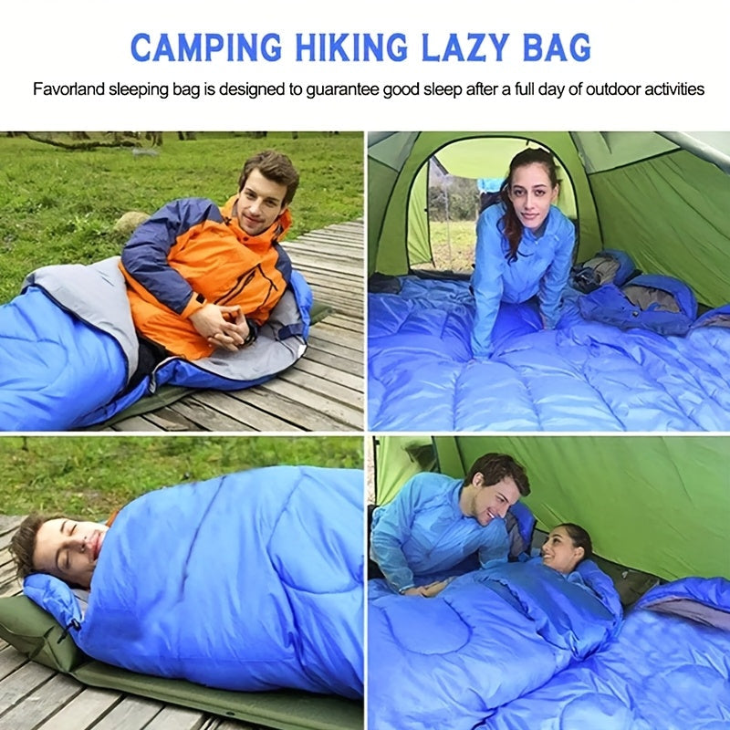 Camping Sleeping Bag Thick Warm for Cold Weather-2
