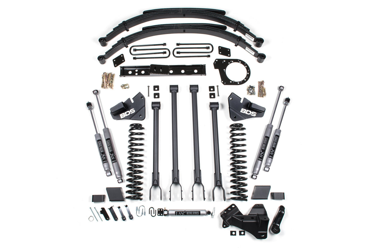 6 Inch Lift Kit | 4-Link Conversion | Ford F250/F350 Super Duty (17-19) 4WD | Diesel