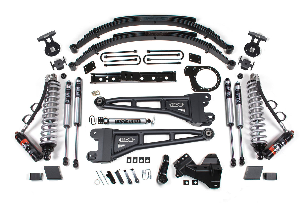 7 Inch Lift Kit w/ Radius Arm | FOX 2.5 Performance Elite Coil-Over Conversion | Ford F250/F350 Super Duty (20-22) 4WD | Diesel
