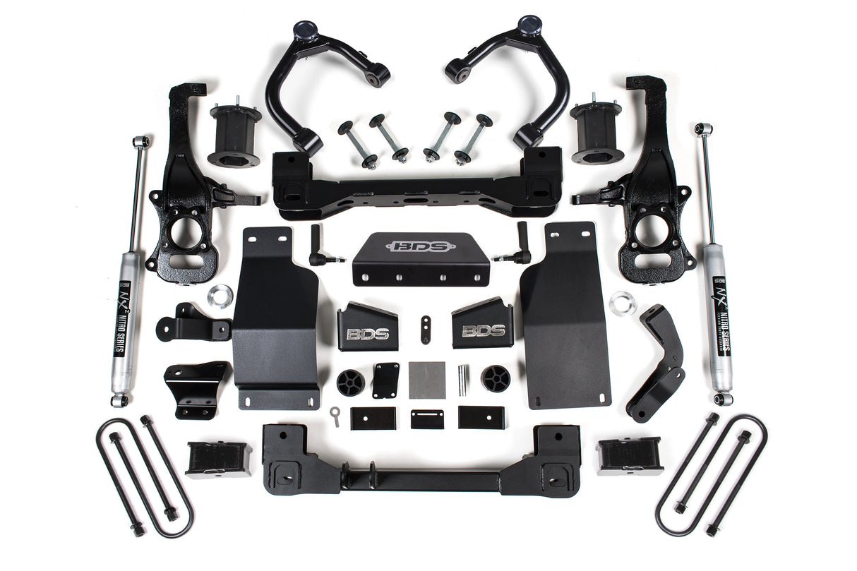 4 Inch Lift Kit | Chevy Silverado or GMC Sierra 1500 (2025) 4WD | Diesel