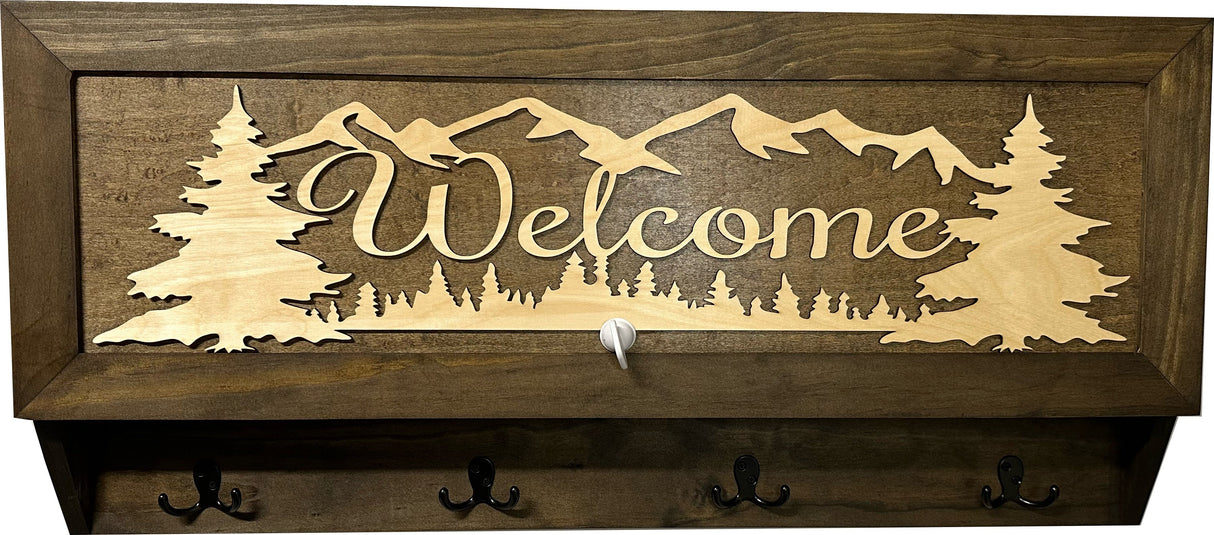 Coat Rack Hidden Gun Storage - Welcome
